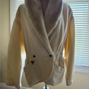 Elegant Cream Women's Jacket